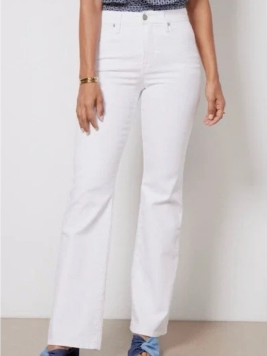 Good American Denim - GOOD AMERICAN Classic Bootcut High-Rise Flare Jean in White - 10/30
